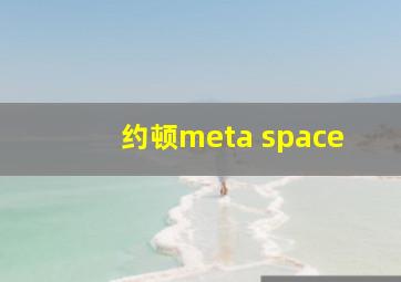 约顿meta space